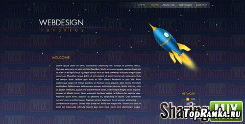 WebDesign PSD - Cosmos