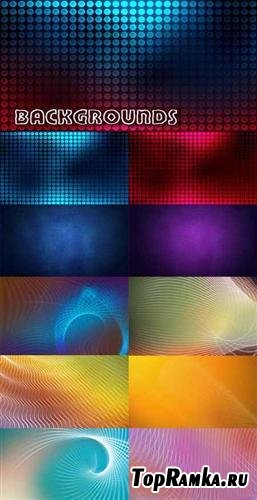 Varicoloured abstract backgrounds - 2