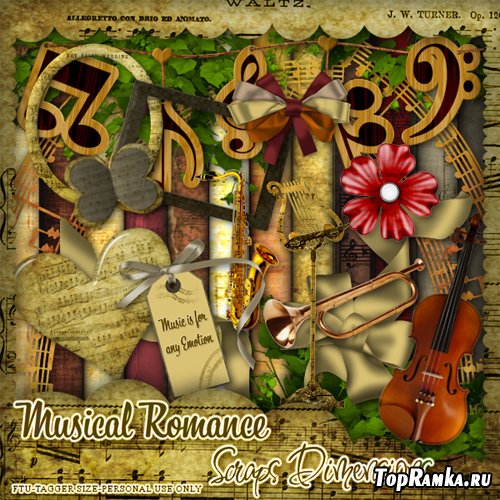 Scrap-set - Musical Romance