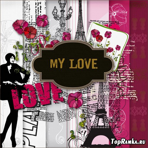 Scrap-set - My Love #1