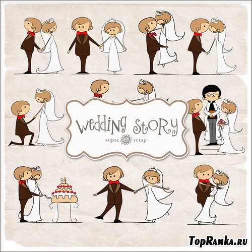 Scrap-kit - Wedding Story