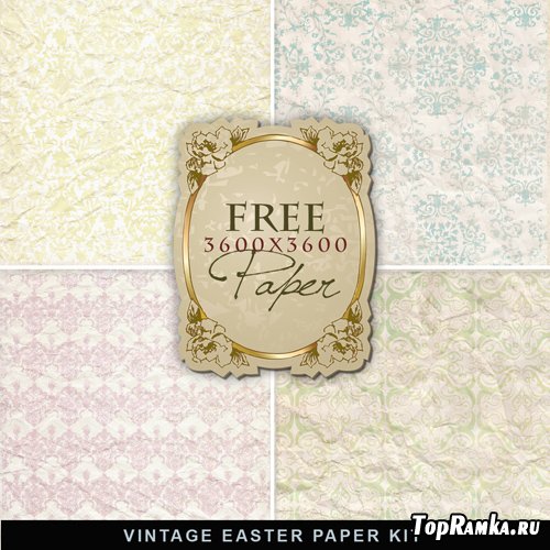 Textures - Vintage Easter Papers