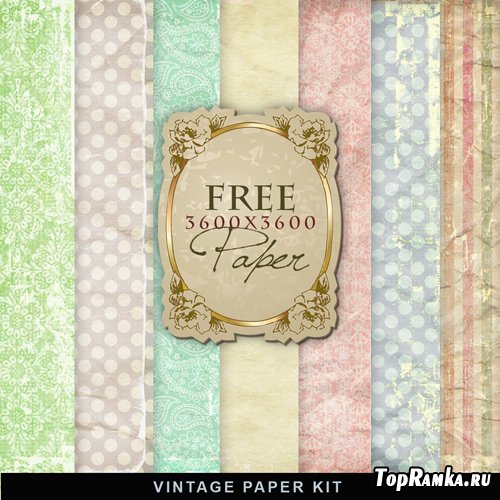 Textures - Vintage Easter Papers #2