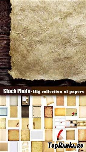 Stock Photo - Big collection of papers