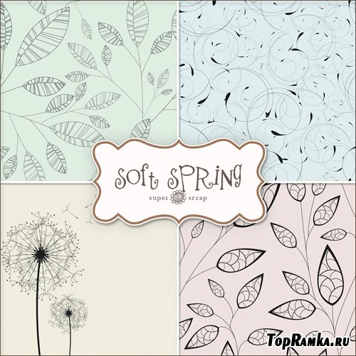 Textures - Soft Spring Backgrounds #2