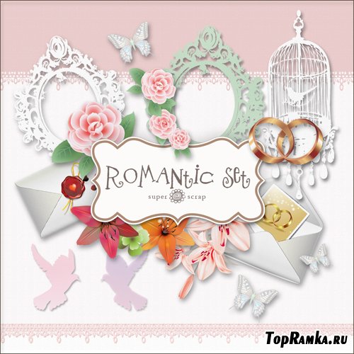 Scrap-kit - Romantic Set #1