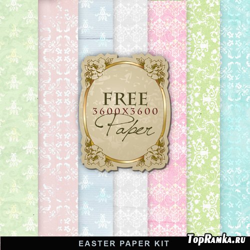 Textures - Vintage Easter Papers #3