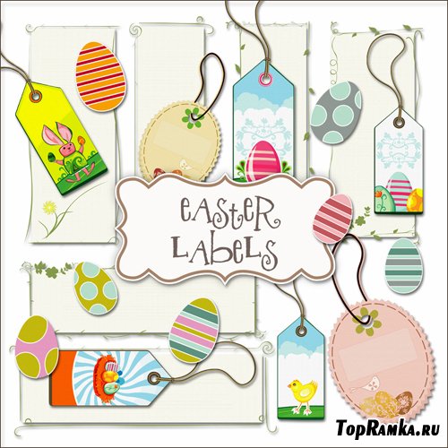 Scrap-kit - Easter Labels #2