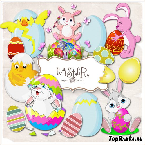 Scrap-kit - Easter Elements #3