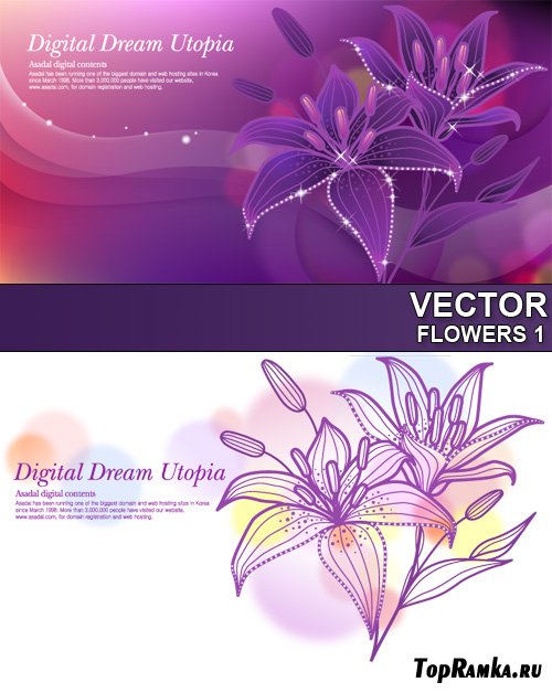 Vector - Flowers 1