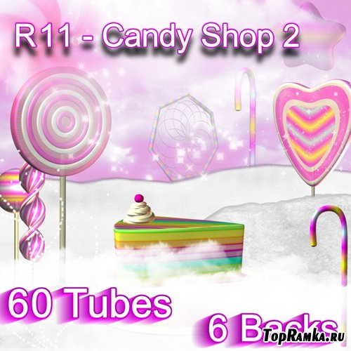 Scrap-set - R11 - Candy Shop 2