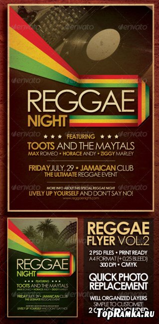 Reggae Flyer Poster Vol.2 [GraphicRiver]