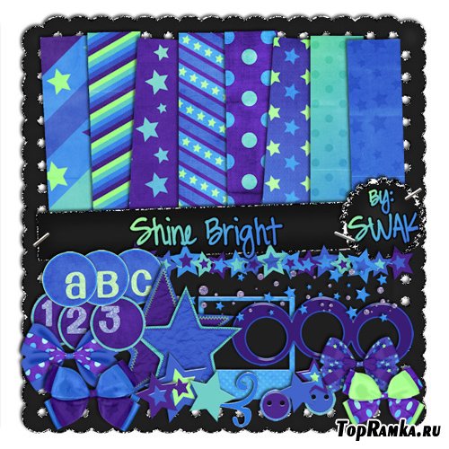 Scrap-set - Shine Bight