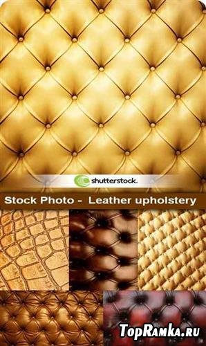 Stock Photo - Leather upholstery ( )