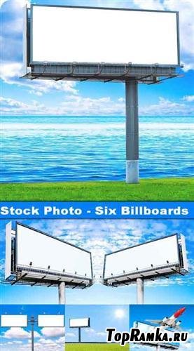 Stock Photo - Six Billboards