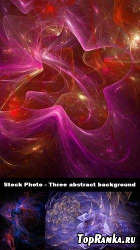 Stock Photo - Three abstract background