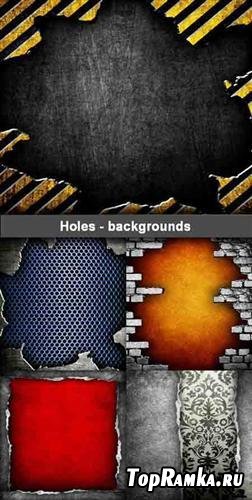 Holes - backgrounds