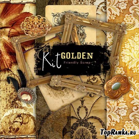 - -   / Scrap kit - Golden Entourage