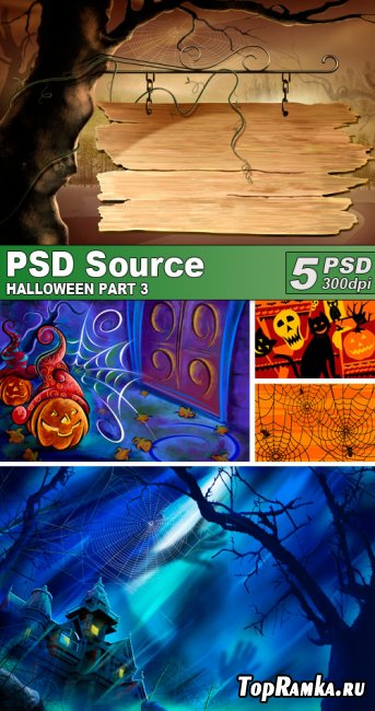 PSD Illustrations - Halloween 3