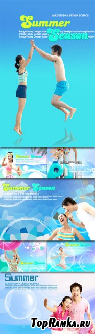 Summer Style Photo Templates