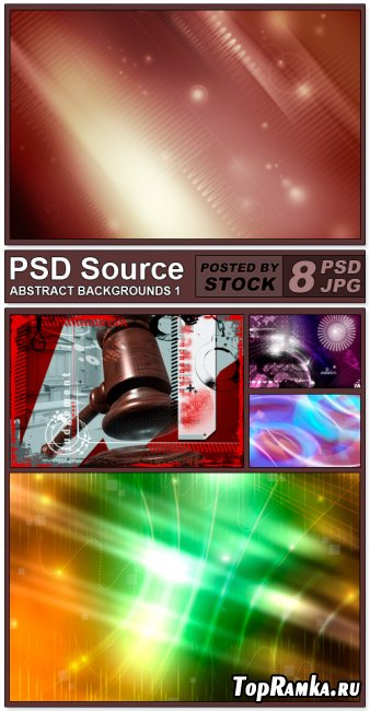 PSD Source - Abstract backgrounds 1