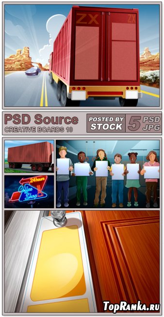 PSD Source - Creative boards 10