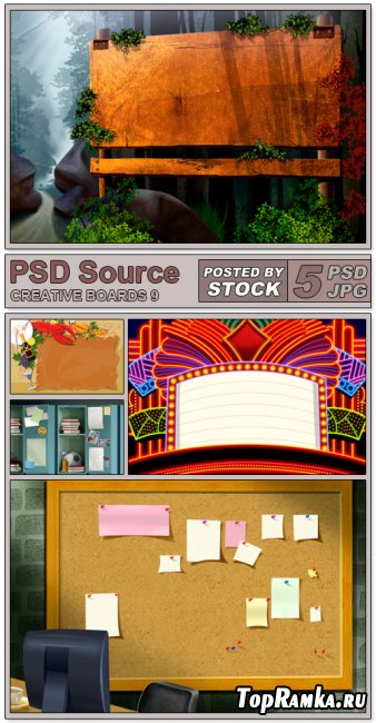 PSD Source - Creative boards 9