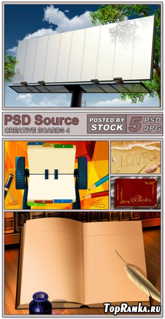 PSD Source - Creative boards 4