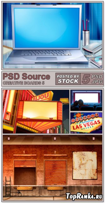 PSD Source - Creative boards 5