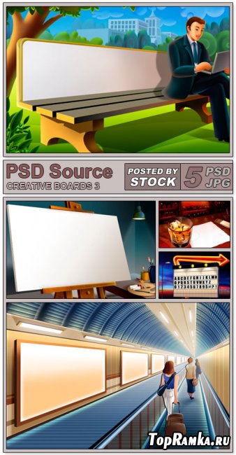 PSD Source - Creative boards 3