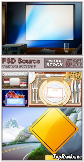 PSD Source - Creative boards 6
