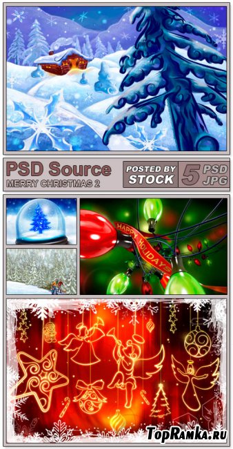 PSD Source - Merry Christmas 2