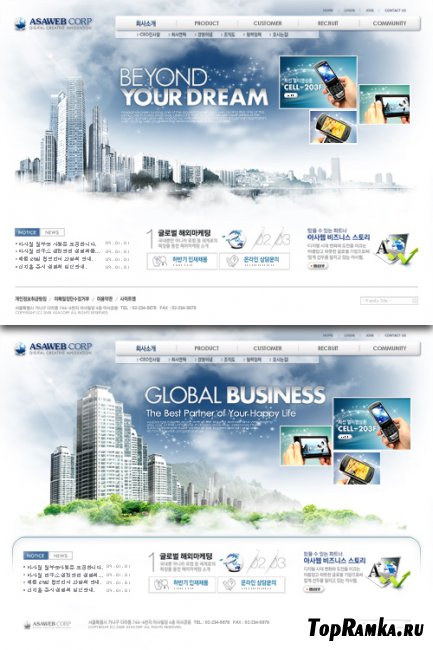 Business Web Templates - Beyond Your Dream