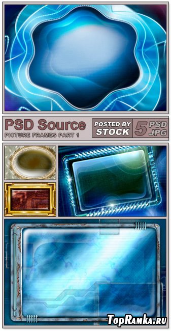 PSD Source - Picture Frames (PART 1)