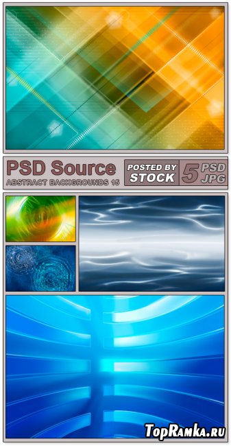 Layered PSD Files - Abstract backgrounds 15