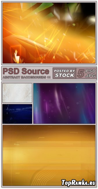 Layered PSD Files - Abstract backgrounds 11