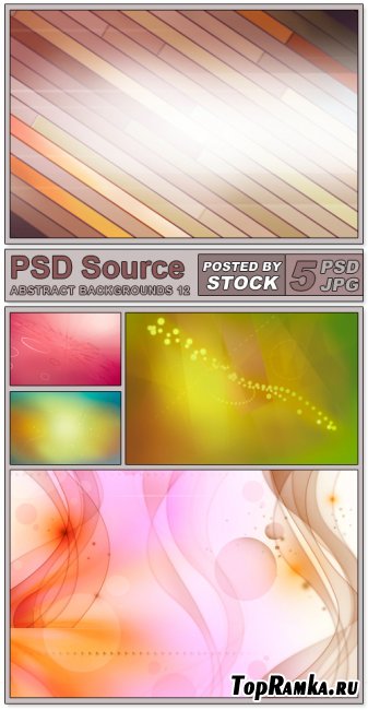 Layered PSD Files - Abstract backgrounds 12
