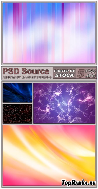 Layered PSD Files - Abstract backgrounds 5