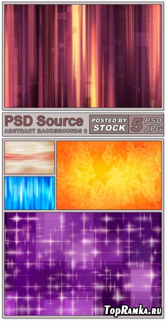 Layered PSD Files - Abstract backgrounds 2