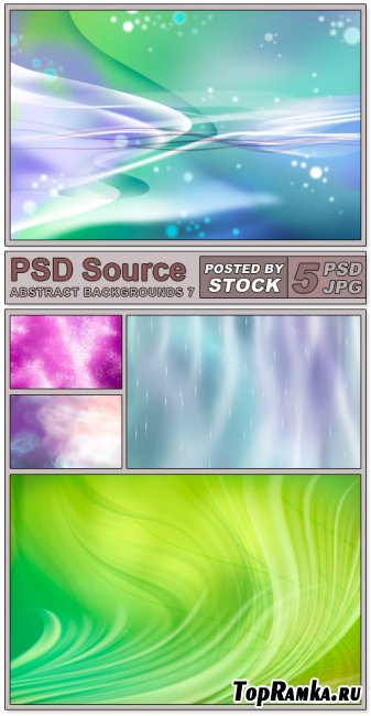 Layered PSD Files - Abstract backgrounds 7