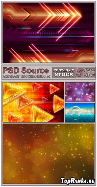 Layered PSD Files - Abstract backgrounds 24