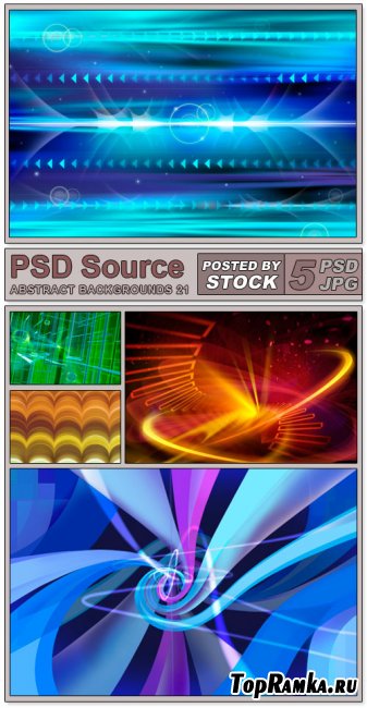 Layered PSD Files - Abstract backgrounds 21