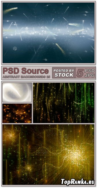 Layered PSD Files - Abstract backgrounds 25
