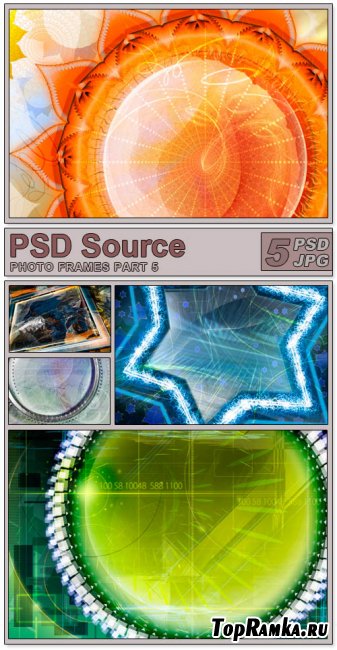 Layered PSD Files - Photo frames 5