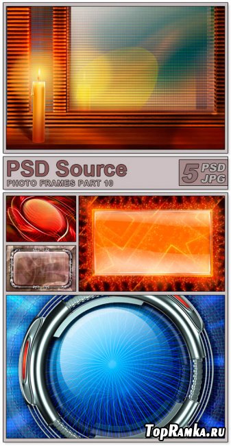 Layered PSD Files - Photo frames 10