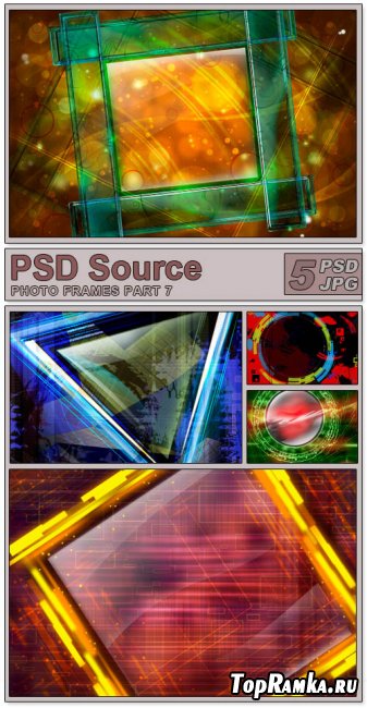 Layered PSD Files - Photo frames 7