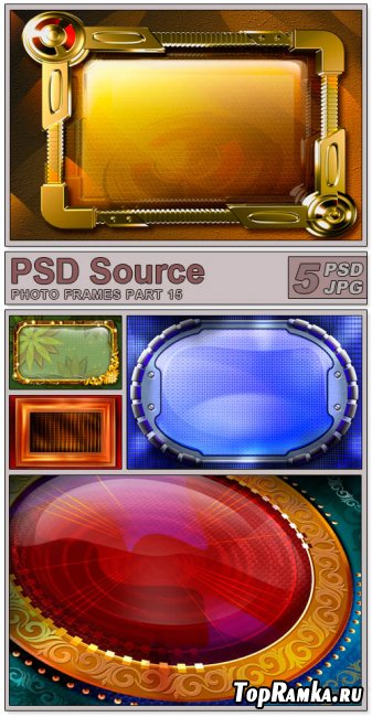 Layered PSD Files - Photo frames 15