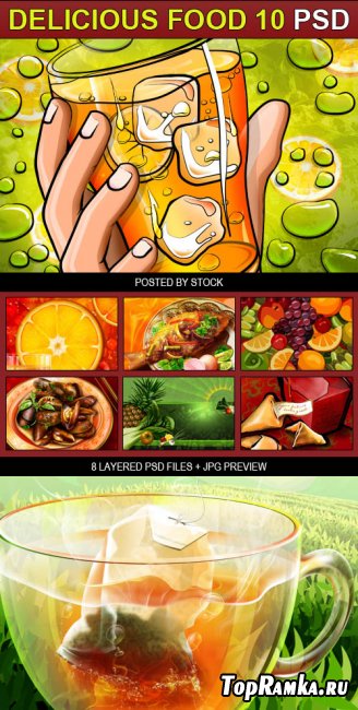 PSD Source - Delicious food 10