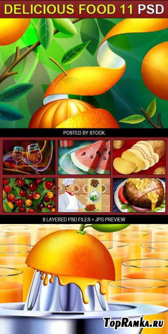 PSD Source - Delicious food 11