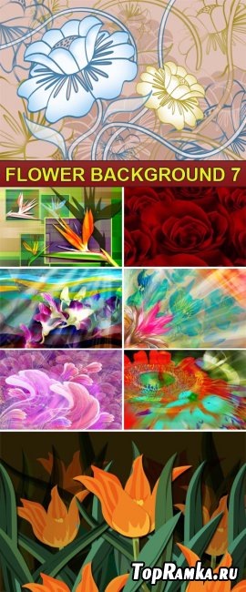 PSD Source - Flower background 7
